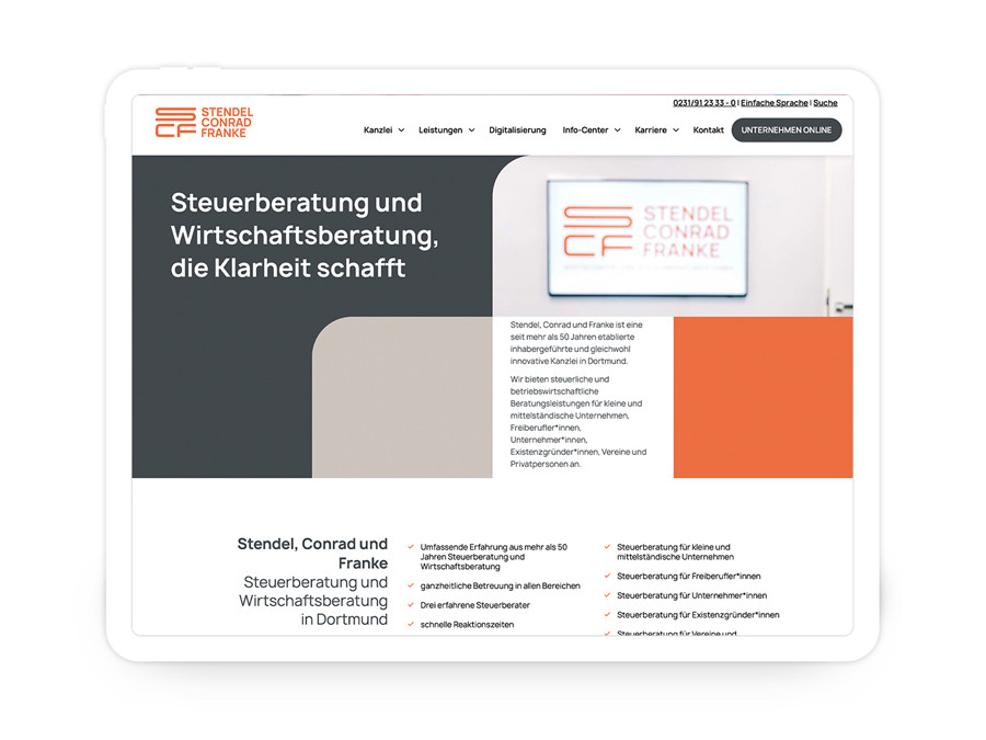 Stendel, Conrad und Franke Steuerberatung und Wirtschaftsberatung in Dortmund